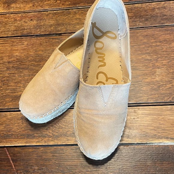 Sam Edelman Shoes - Sam Edelman Espadrille Tan Suede